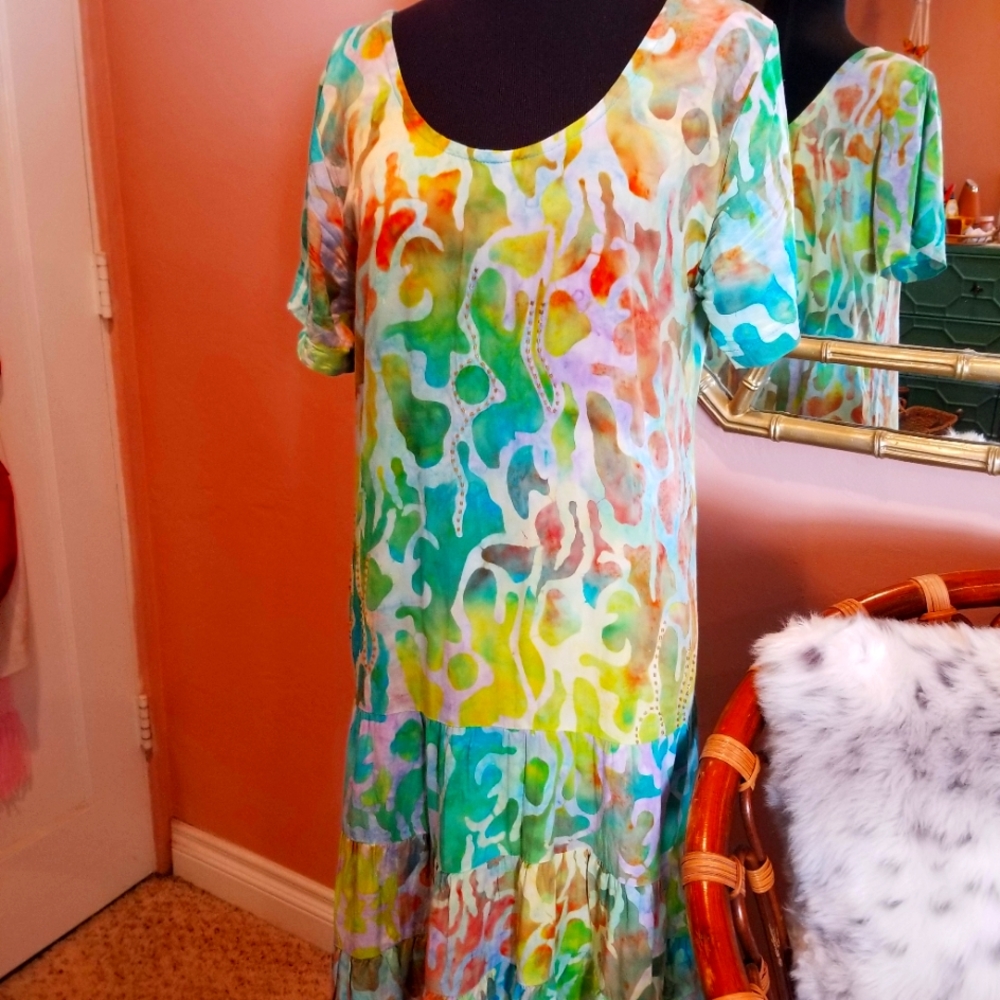 Bali Batiks Handpainted Resort Wear - Dress